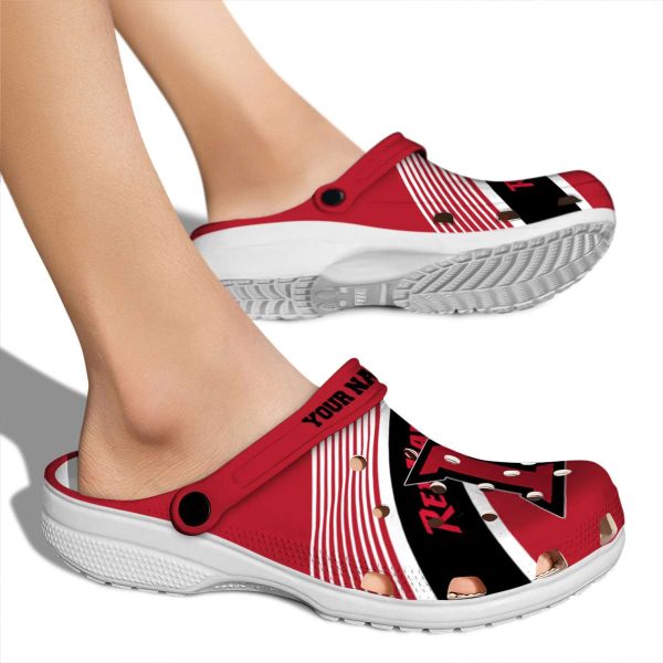 custom miami redhawks vibrant dual tone clog fashion forward