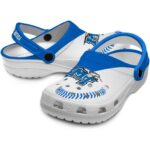 custom middle tennessee blue raiders baseball motif clog best selling