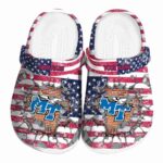 custom middle tennessee blue raiders freedom splinter clog best selling