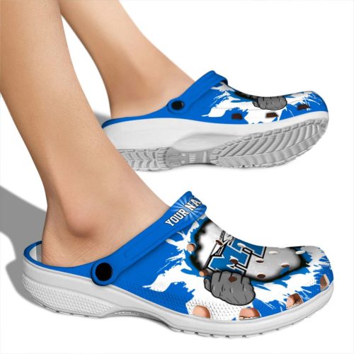 custom middle tennessee blue raiders gripping hand clog fashion forward