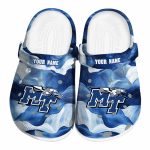 custom middle tennessee blue raiders ocean waves clog best selling