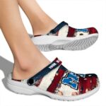 custom middle tennessee blue raiders patriotic stripes clog best selling