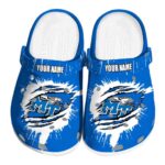 custom middle tennessee blue raiders splash motif background clog best selling