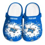 custom middle tennessee blue raiders splatter background clog best selling