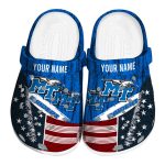 custom middle tennessee blue raiders star spangled side pattern clog best selling