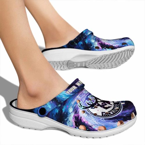custom milwaukee bucks galaxy swirl clog fashion forward