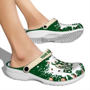 custom milwaukee bucks splash art clog fashion forward