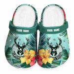 custom milwaukee bucks tropical vibes clog best selling