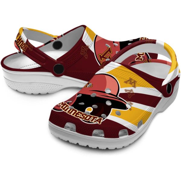 custom minnesota golden gophers baseball helmet clog high quality