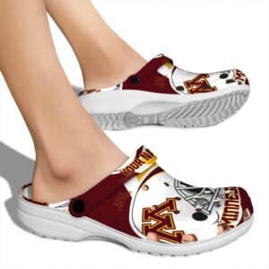 custom minnesota golden gophers football helmet clog fashion forward