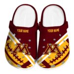 custom minnesota golden gophers football motif clog best selling