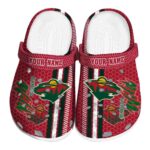 custom minnesota wild contrasting stripes clog best selling