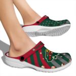 custom minnesota wild star spangled graphic clog best selling