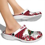 custom minnesota wild zigzag paint burst clog best selling