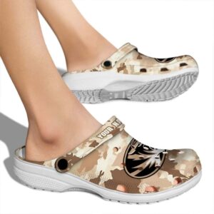 custom missouri tigers desert camo clog fashion forward
