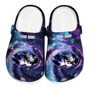 custom missouri tigers galaxy swirl clog best selling