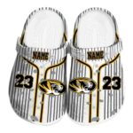 custom missouri tigers pinstripe pattern clog best selling
