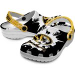 custom missouri tigers splatter pattern clog best selling