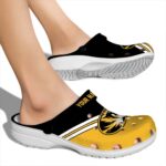 custom missouri tigers striped accents clog best selling