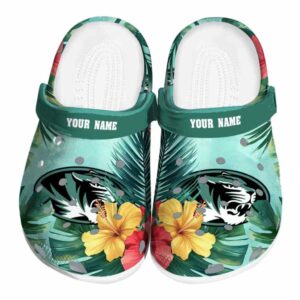 custom missouri tigers tropical vibes clog best selling