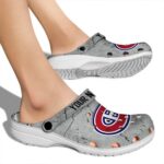 custom montreal canadiens cracked texture clog best selling