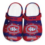 custom montreal canadiens paint splatter graphics clog best selling