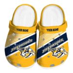 custom nashville predators vibrant dual tone clog best selling