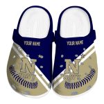 custom navy midshipmen baseball motif clog best selling