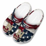 custom navy midshipmen patriotic stripes clog best selling