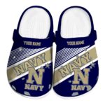 custom navy midshipmen vibrant dual tone clog best selling