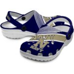 custom navy midshipmen vibrant dual tone clog best selling