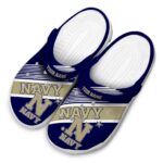 custom navy midshipmen vibrant dual tone clog best selling