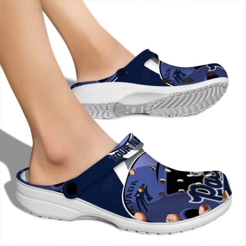 custom nevada wolf pack baseball helmet clog fashion forward