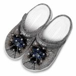 custom nevada wolf pack cracked ground texture clog best selling