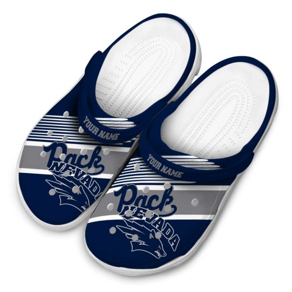 custom nevada wolf pack vibrant dual tone clog latest model