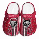 custom new mexico lobos contrasting stripes clog best selling