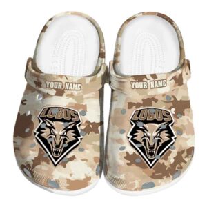 custom new mexico lobos desert camo clog best selling