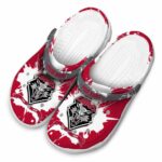 custom new mexico lobos splatter pattern clog best selling