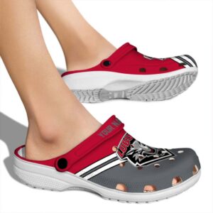 custom new mexico lobos striped accents clog fashion forward