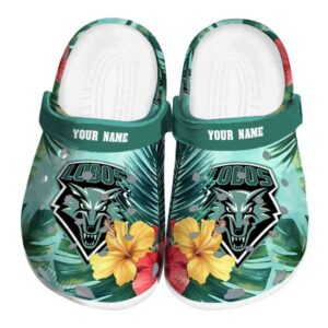 custom new mexico lobos tropical vibes clog best selling