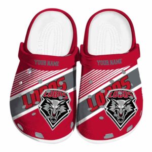 custom new mexico lobos vibrant dual tone clog best selling