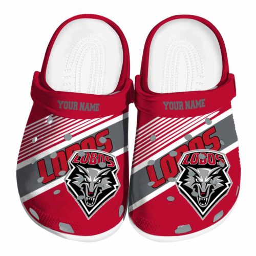 custom new mexico lobos vibrant dual tone clog best selling