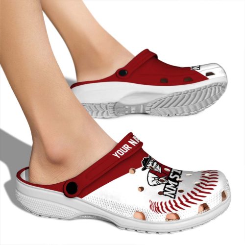custom new mexico state aggies baseball motif clog fashion forward