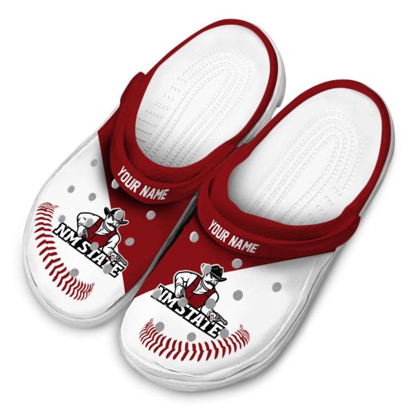 custom new mexico state aggies baseball motif clog latest model