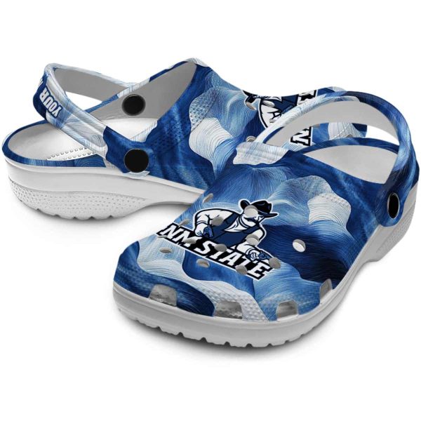 custom new mexico state aggies ocean waves clog high quality