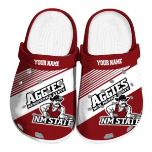 custom new mexico state aggies vibrant dual tone clog best selling