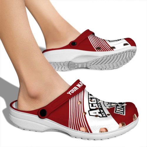 custom new mexico state aggies vibrant dual tone clog fashion forward