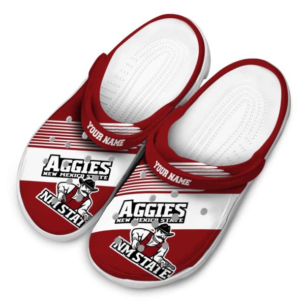 custom new mexico state aggies vibrant dual tone clog latest model