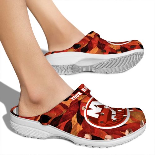 custom new york islanders autumn leaves clog fashion forward
