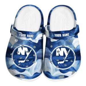 custom new york islanders ocean waves clog best selling